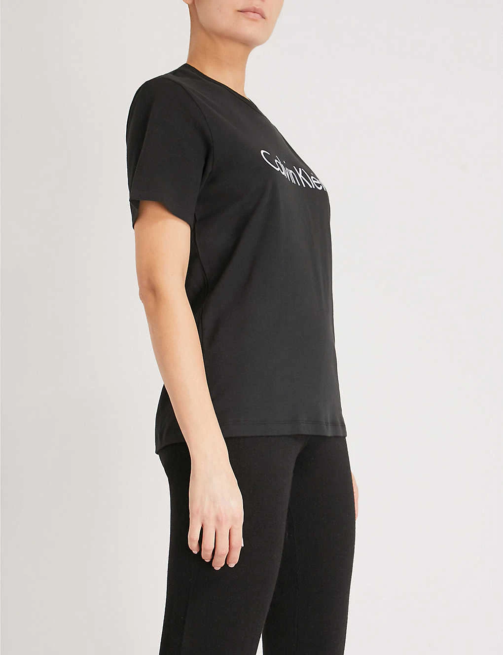 Calvin Klein Logo-print Cotton-jersey T-shirt - Image 5