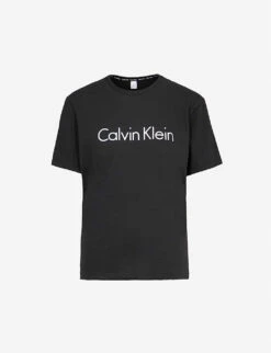 Calvin Klein Logo-print Cotton-jersey T-shirt