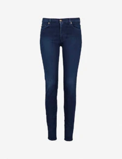 7 For All Mankind Slim Illusion Super-skinny High-rise Jeans