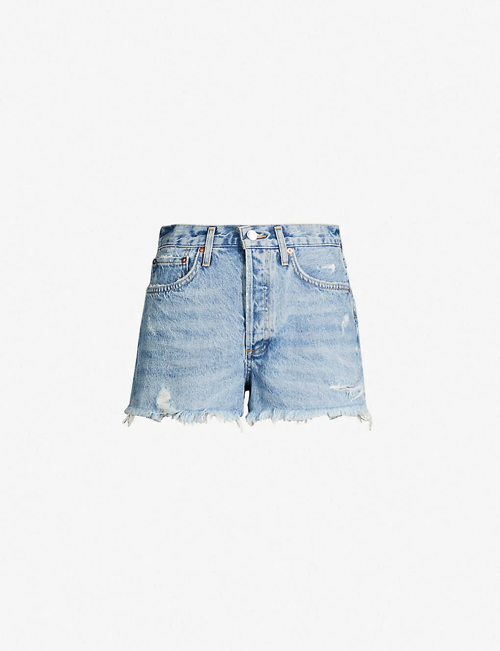 AGOLDE Parker Mid-rise Denim Shorts