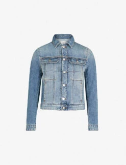 Zadig & Voltaire Kioky Faded Stretch-denim Jacket