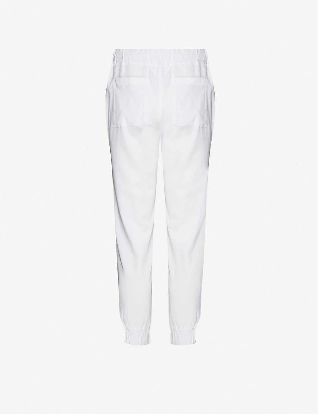Easy Cropped High-rise Woven Jogging Bottoms - Image 2