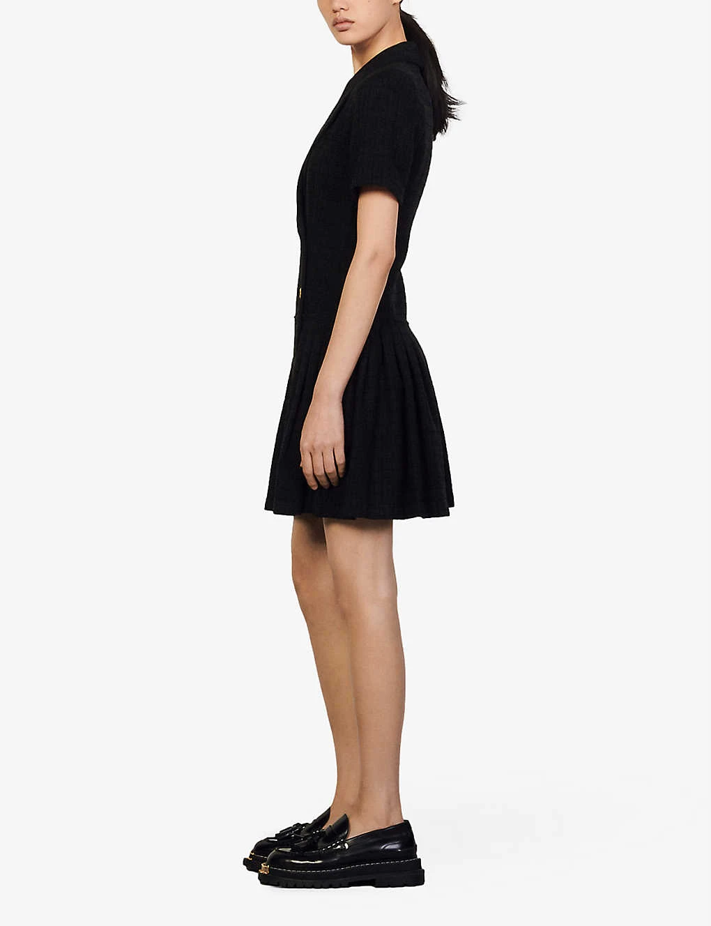 Sandro Rossa Cotton-blend Midi Dress - Image 3