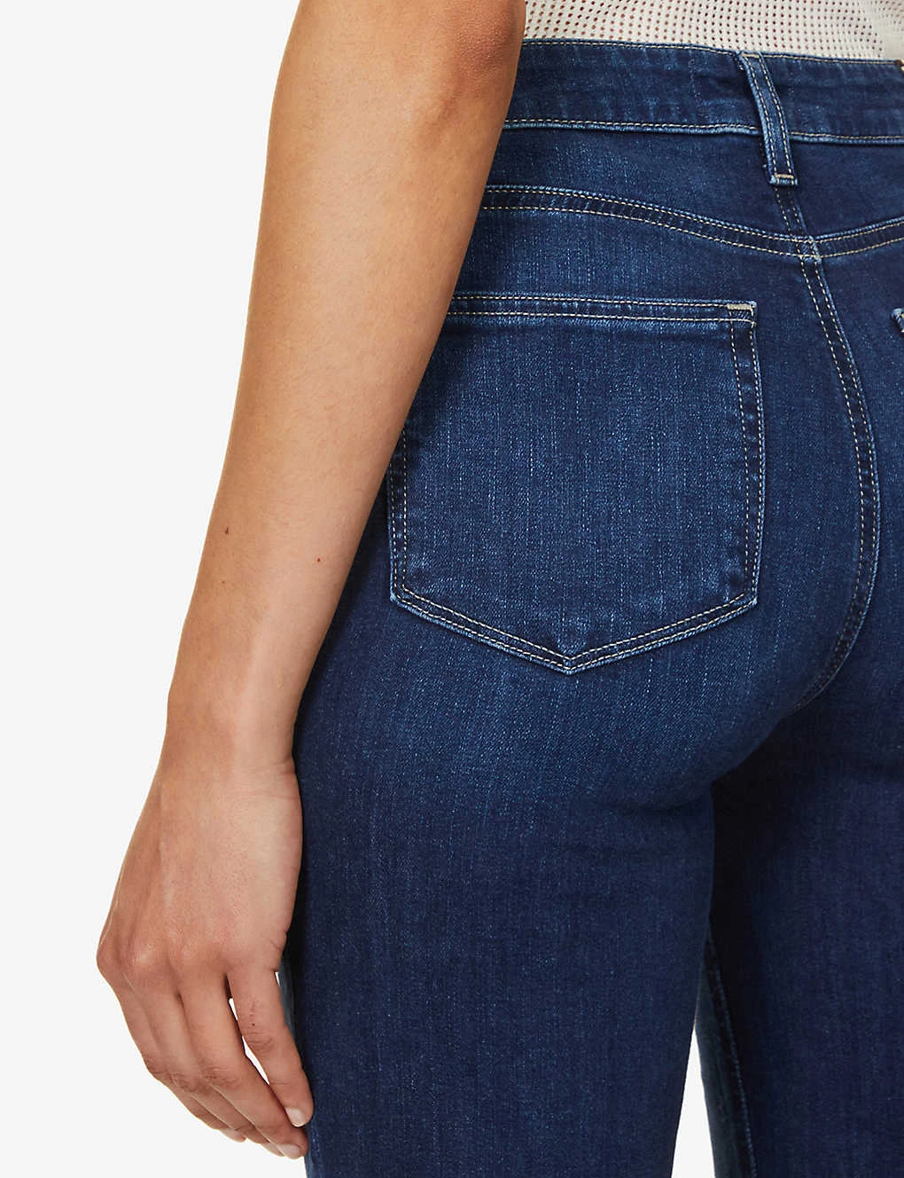 Paige Hoxton Straight High-rise Cotton-blend Denim Jeans - Image 6