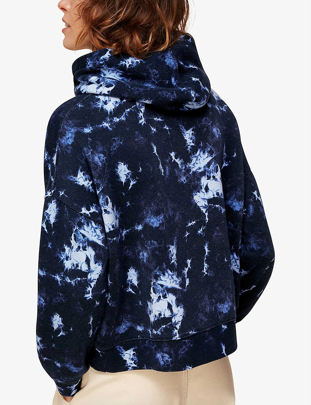 Whistles Tie-dye Cotton Hoody - Image 3