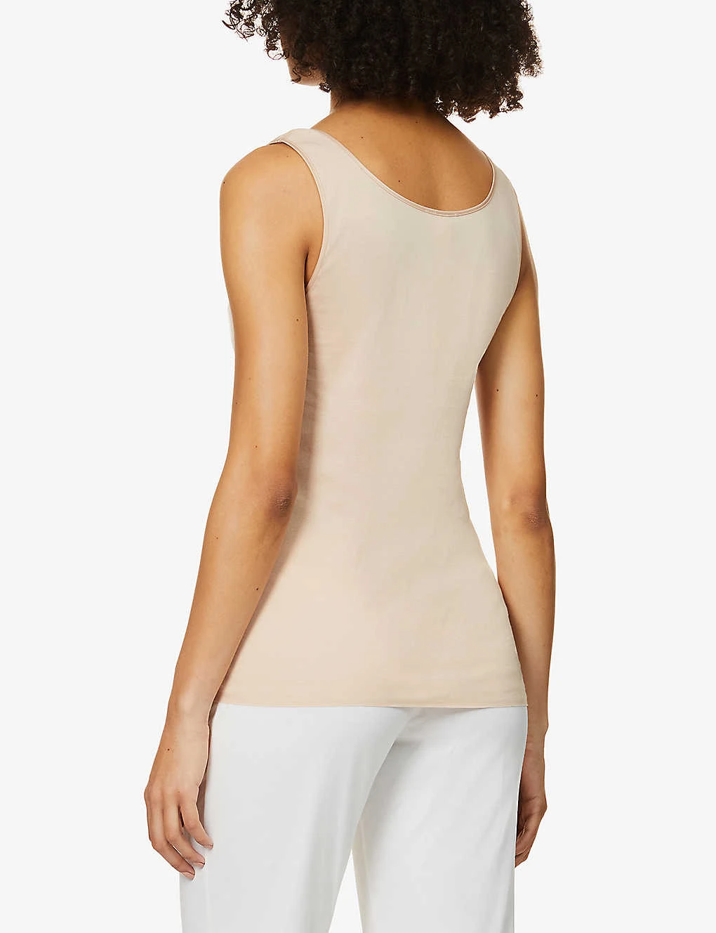 HANRO Seamless Cotton-jersey Vest Top - Image 4