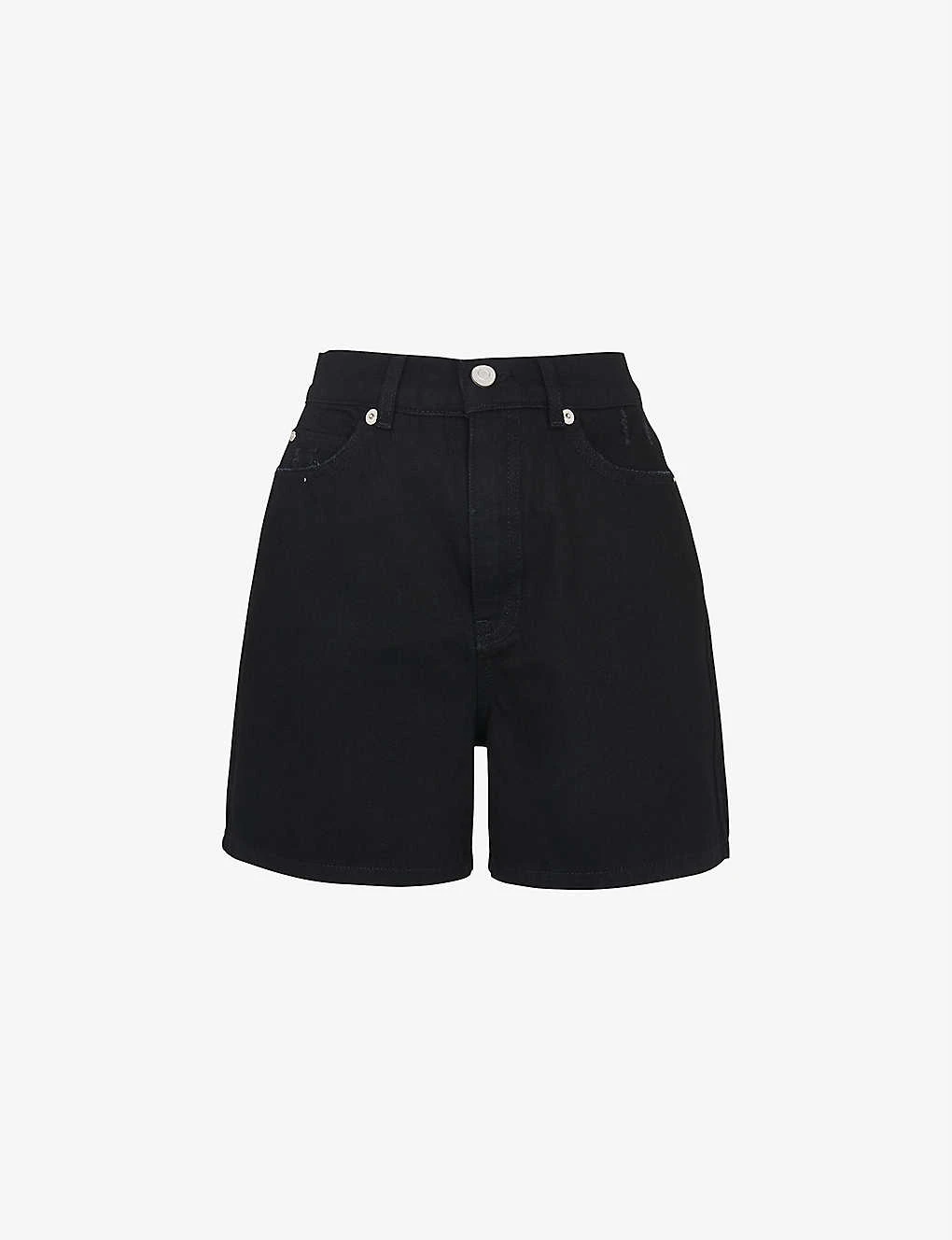 Whistles Authentic High-rise Organic-cotton Denim Shorts