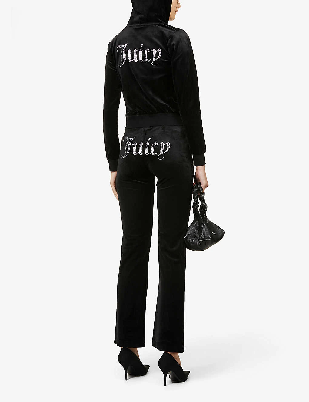 Juicy Couture Logo-embellished Velour Hoody - Image 2
