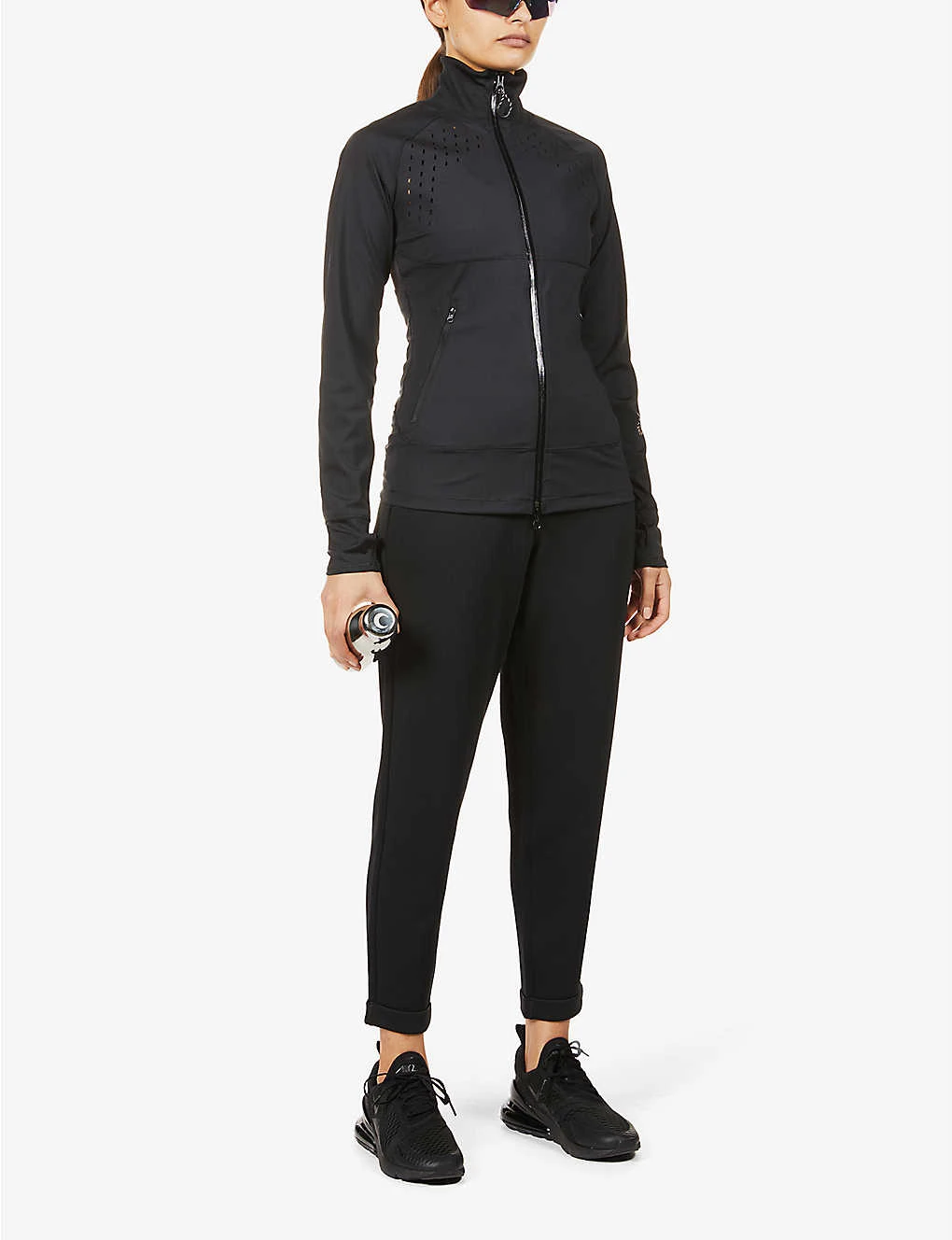 Tapered Mid-rise Stretch-jersey Jogging Bottoms - Image 2