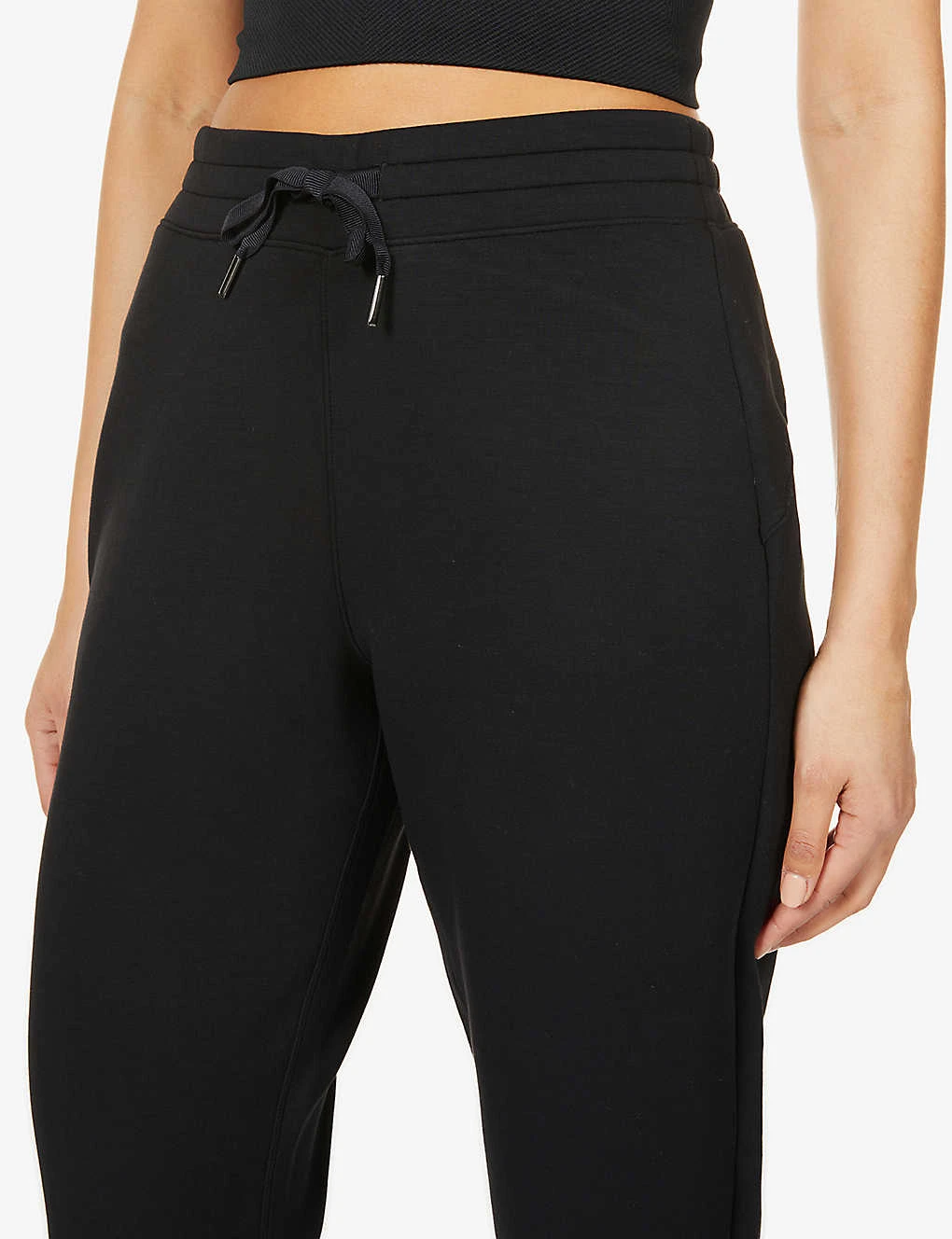 Tapered Mid-rise Stretch-jersey Jogging Bottoms - Image 5