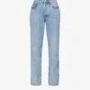 AGOLDE Lana Straight-leg Mid-rise Organic-cotton Denim Jeans
