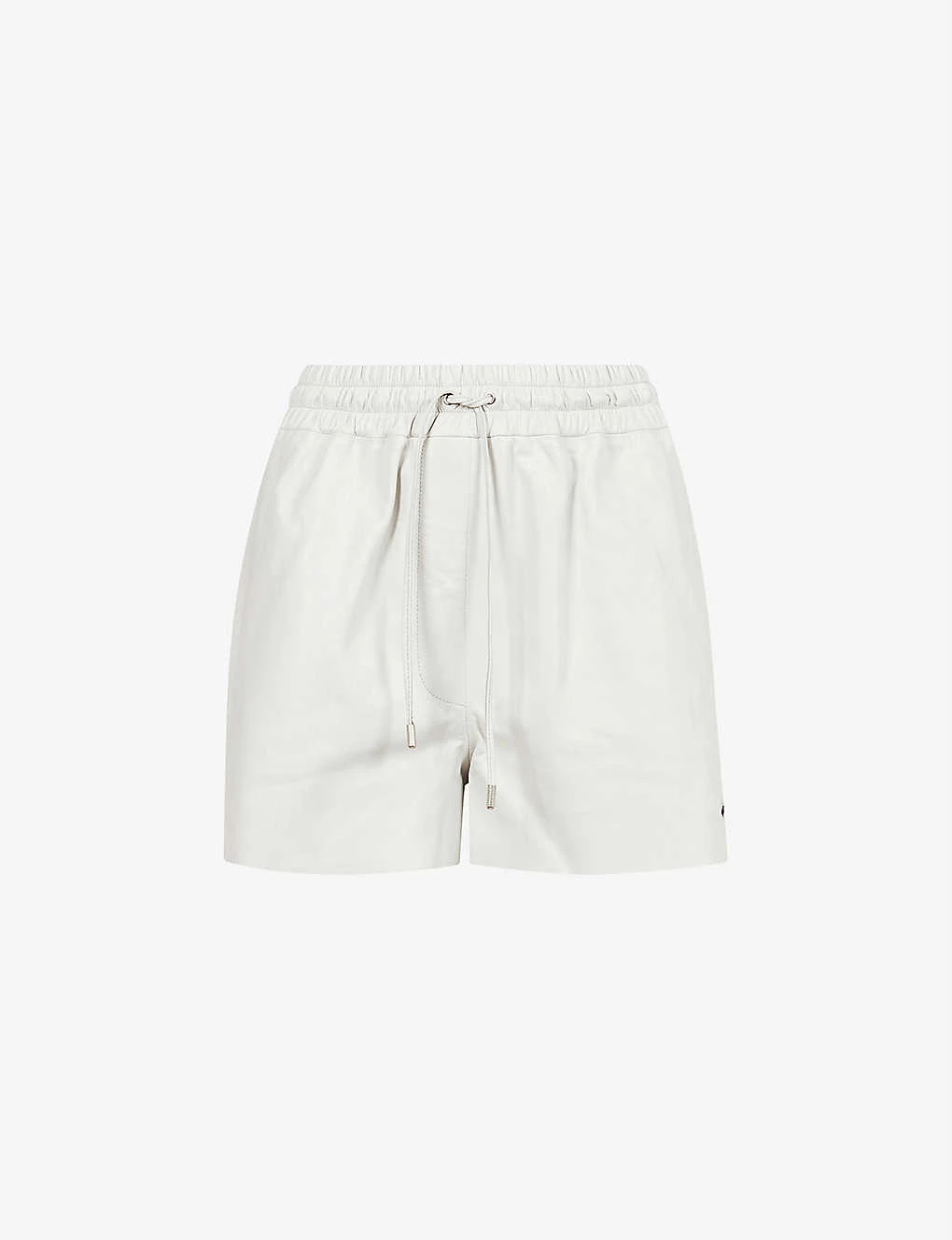 AllSaints Shana Elasticated Leather Shorts