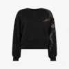 AllSaints Tempest Separo Organic Cotton-blend Sweatshirt