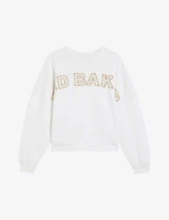 Ted Baker Mahvis Boxy-fit Cotton-jersey Sweatshirt