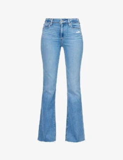 Paige Laurel Canyon Bootcut High-rise Stretch-denim Jeans