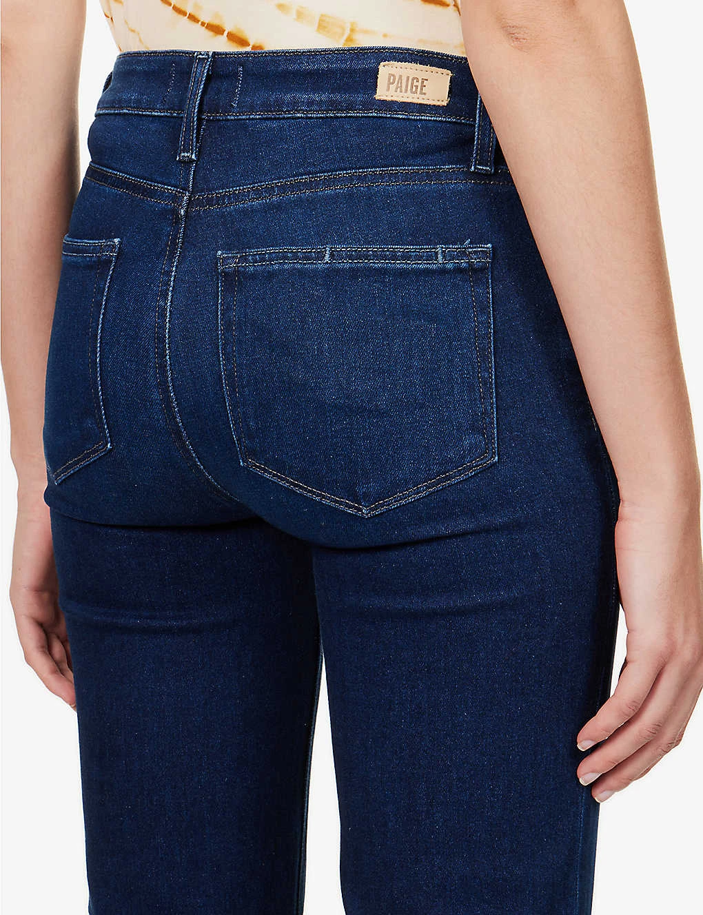 Paige Genevieve Flared-leg High-rise Stretch-denim Jeans - Image 6