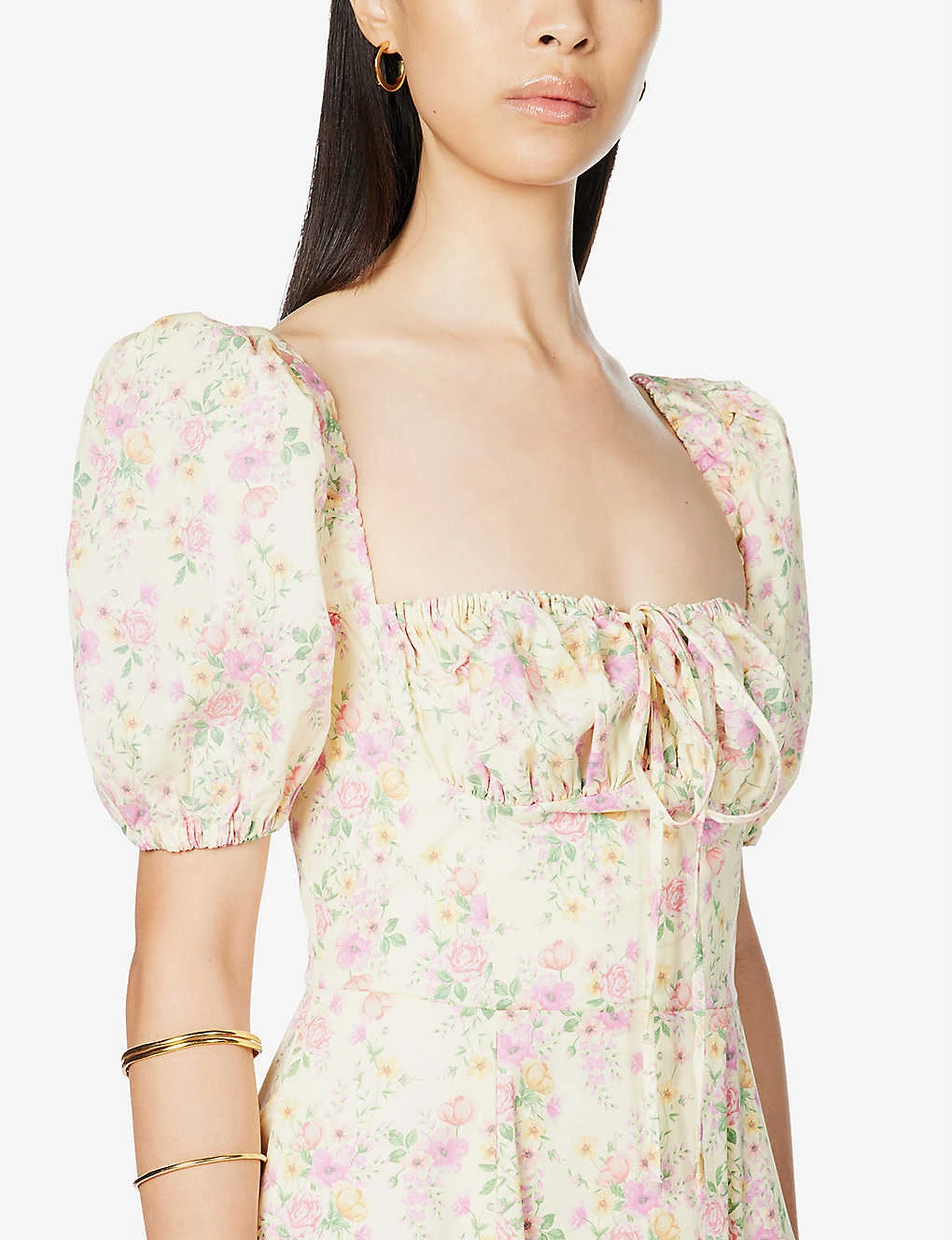 Tallulah Floral-print Cotton-blend Midi Dress - Image 5