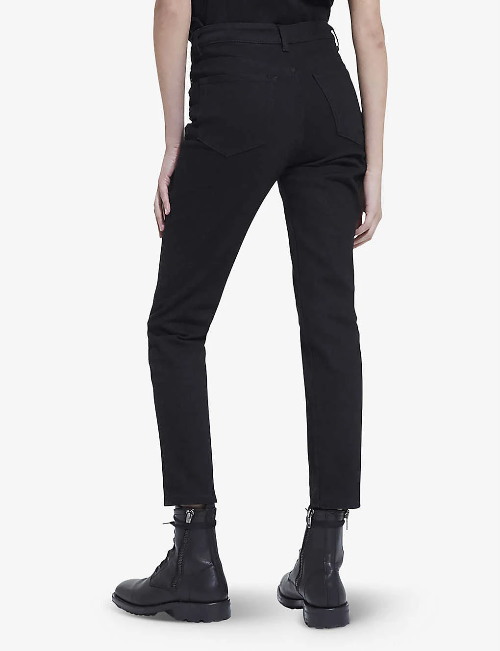 THE KOOPLES Slim-fit Cropped High-rise Stretch-denim Jeans - Image 5