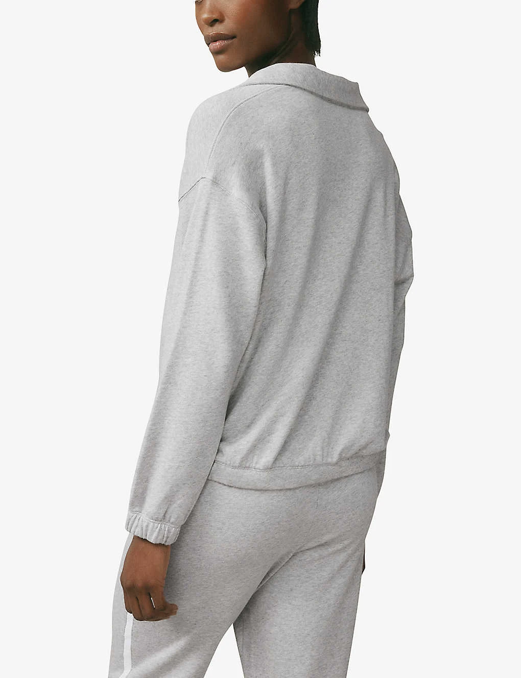 V-neck Organic-cotton Sweatshirt - Image 4