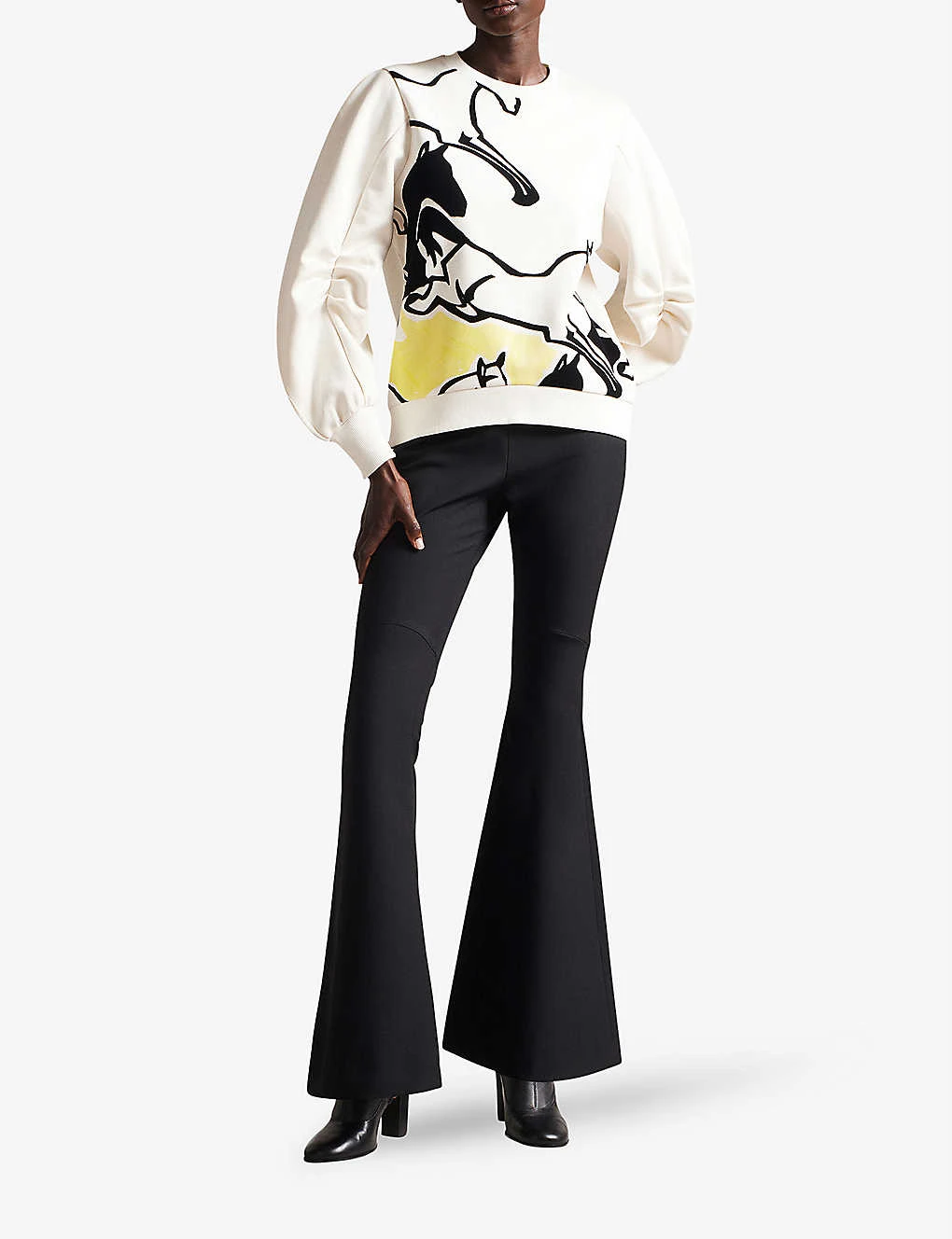 Ted Baker Horssa Graphic-print Woven Sweatshirt - Image 2