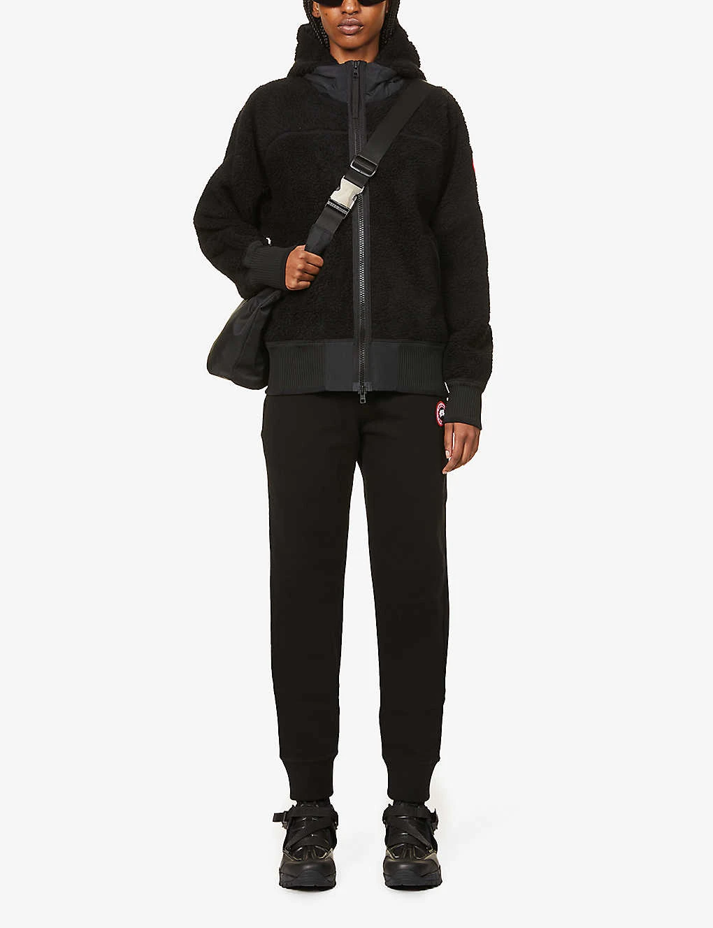 Canada Goose Simcoe Brand-patch Recycled Wool-blend Hoody - Image 2