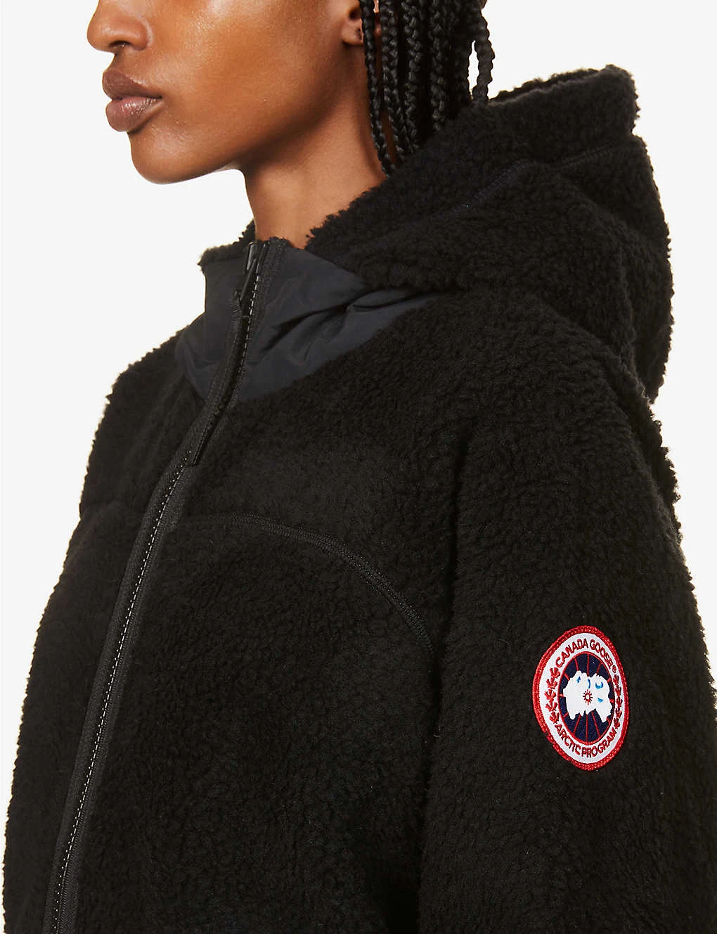 Canada Goose Simcoe Brand-patch Recycled Wool-blend Hoody - Image 5