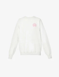 Sporty & Rich X Prince Logo-print Cotton-jersey Sweatshirt