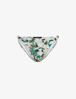 AllSaints Esme Alessandra Floral-print Bikini Bottoms