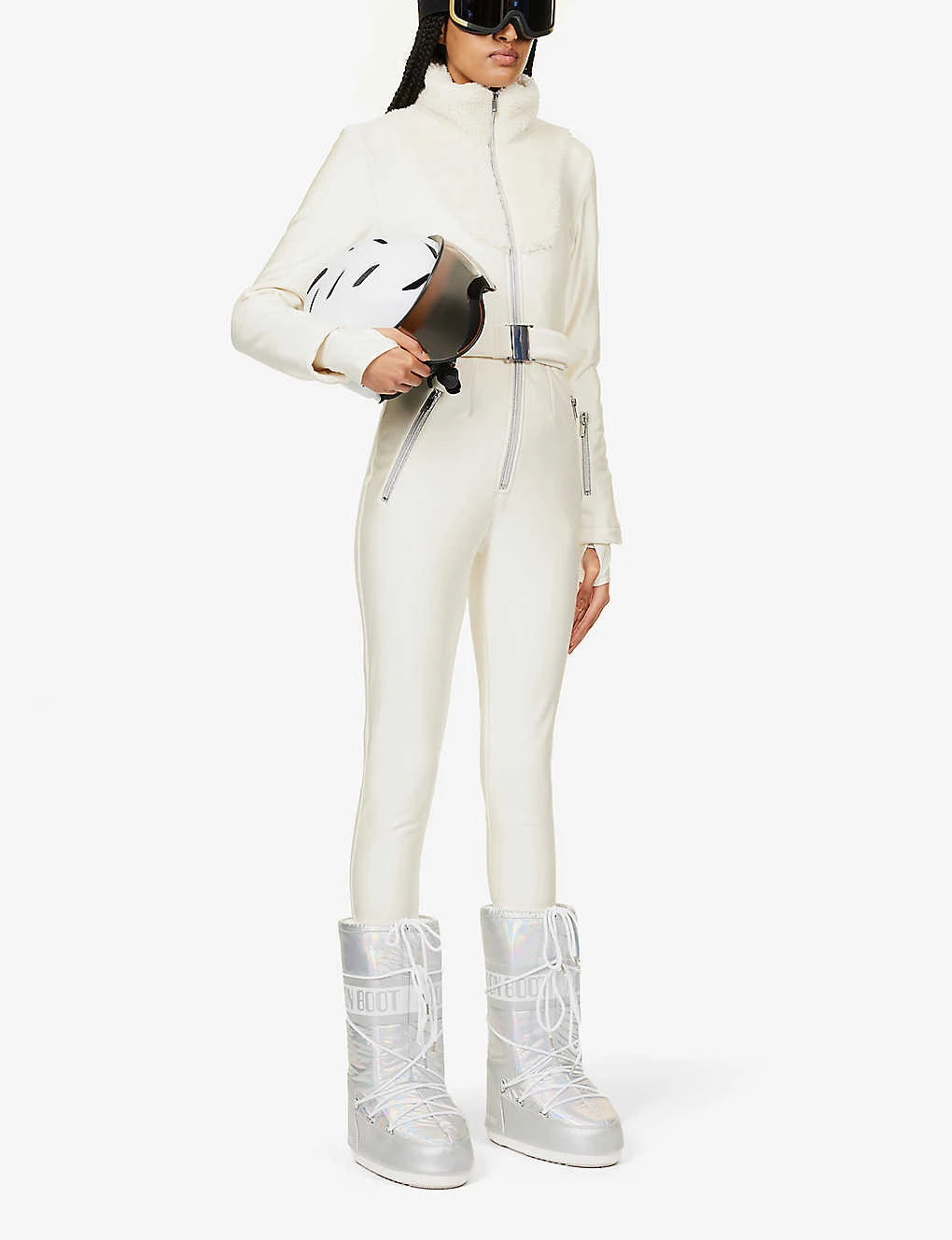 Sherpa Slim-fit Stretch-woven Jumpsuit - Image 2
