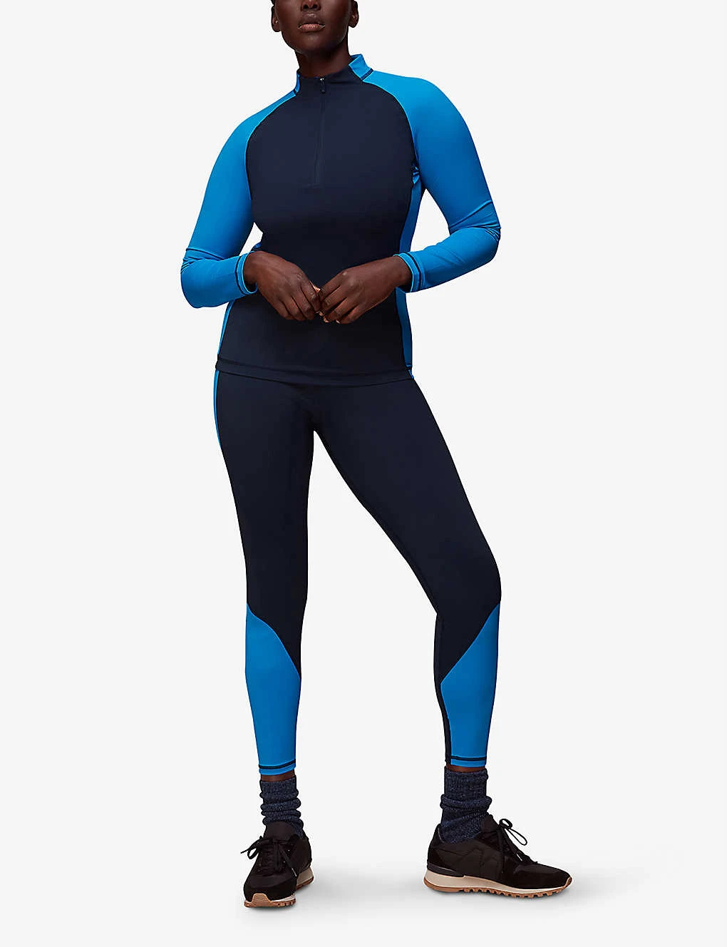 Whistles Panel Layer Recycled-nylon Sports Top - Image 2