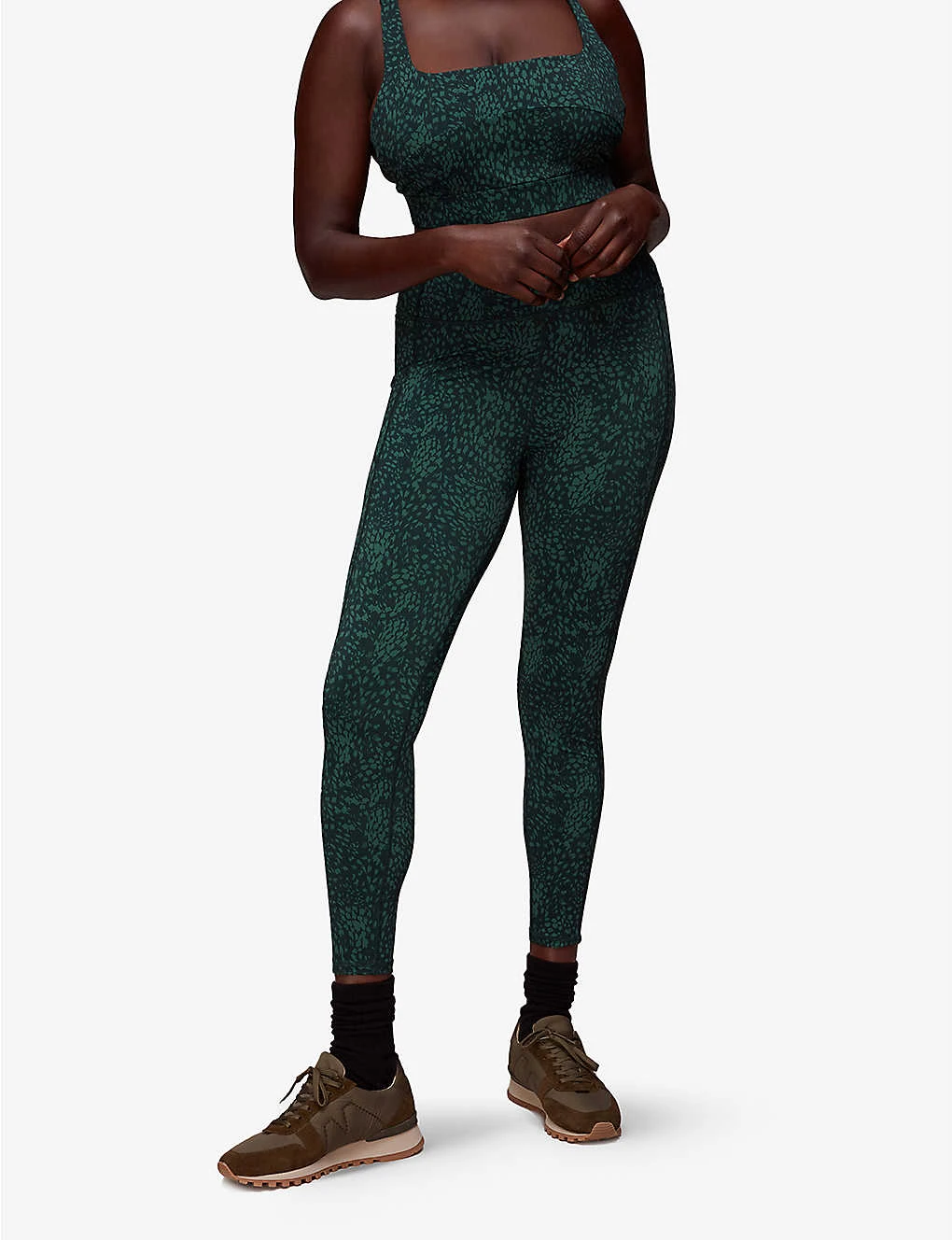 Whistles Animal-print Recycled-nylon Leggings - Image 3