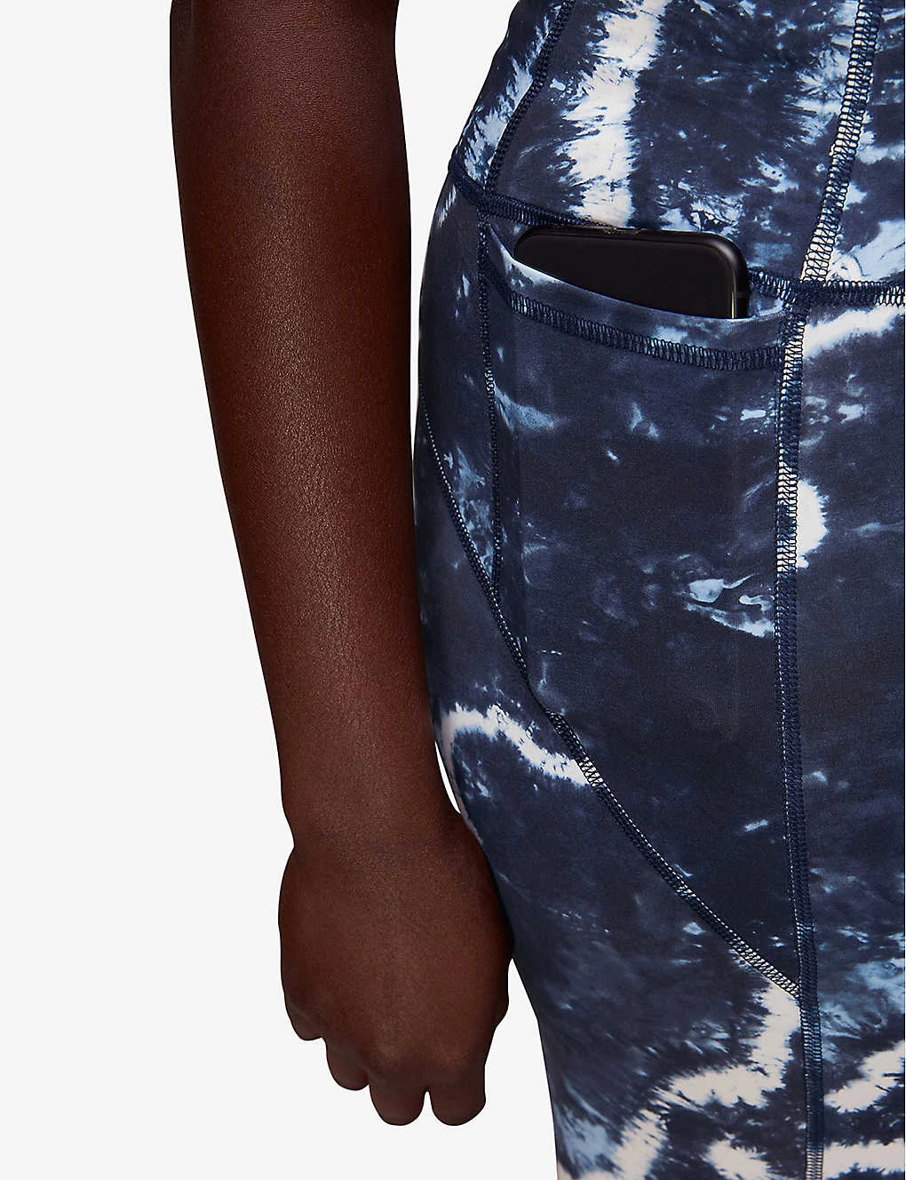 Whistles Tie Dye-print High-rise Stretch Recycled-nylon Leggings - Image 5