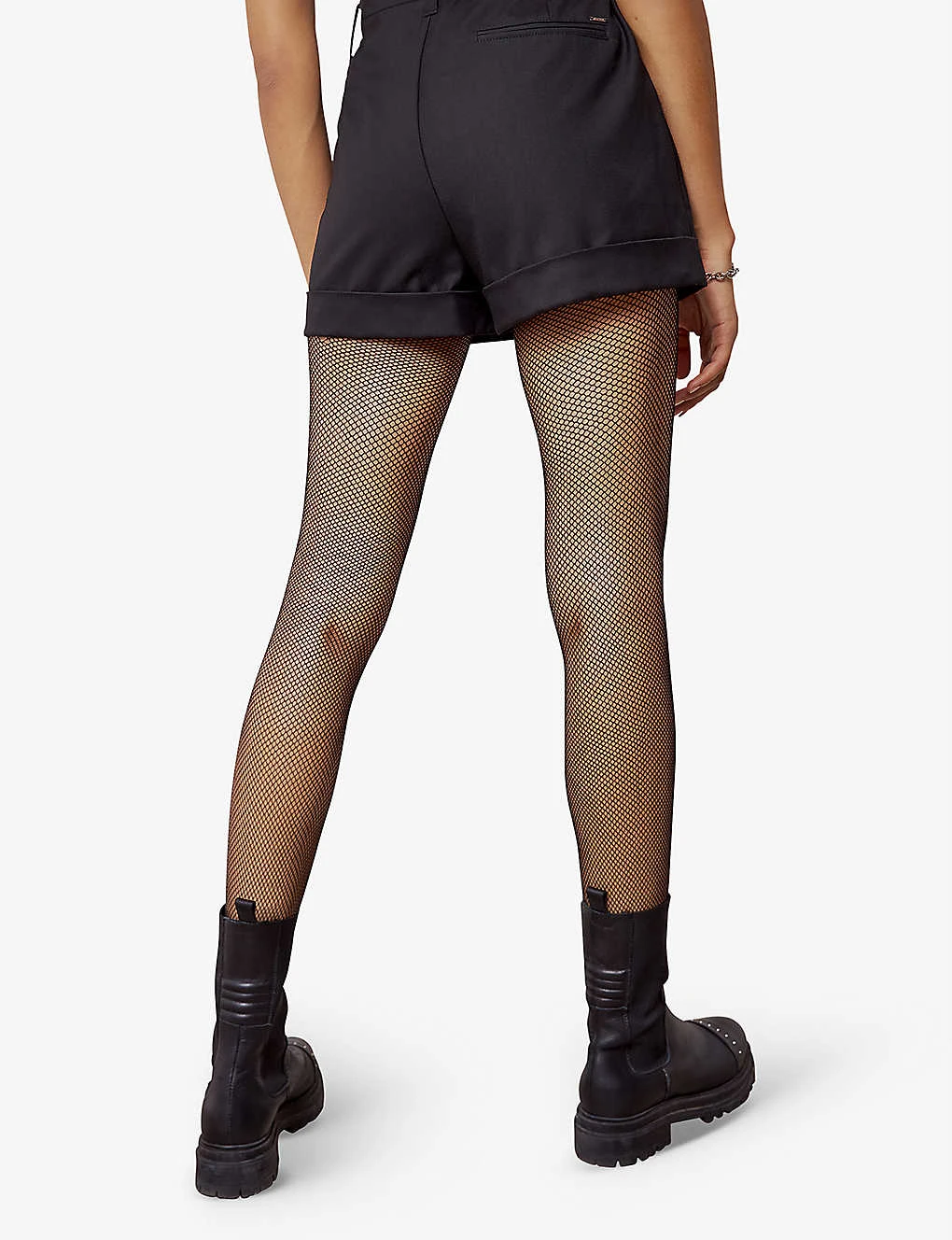 Ikks Belted High-waisted Stretch-woven Shorts - Image 4