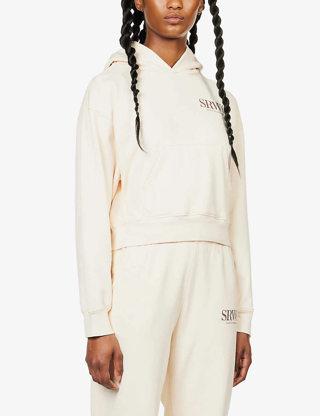 Upper East Side Logo-print Cotton-jersey Hoody - Image 3