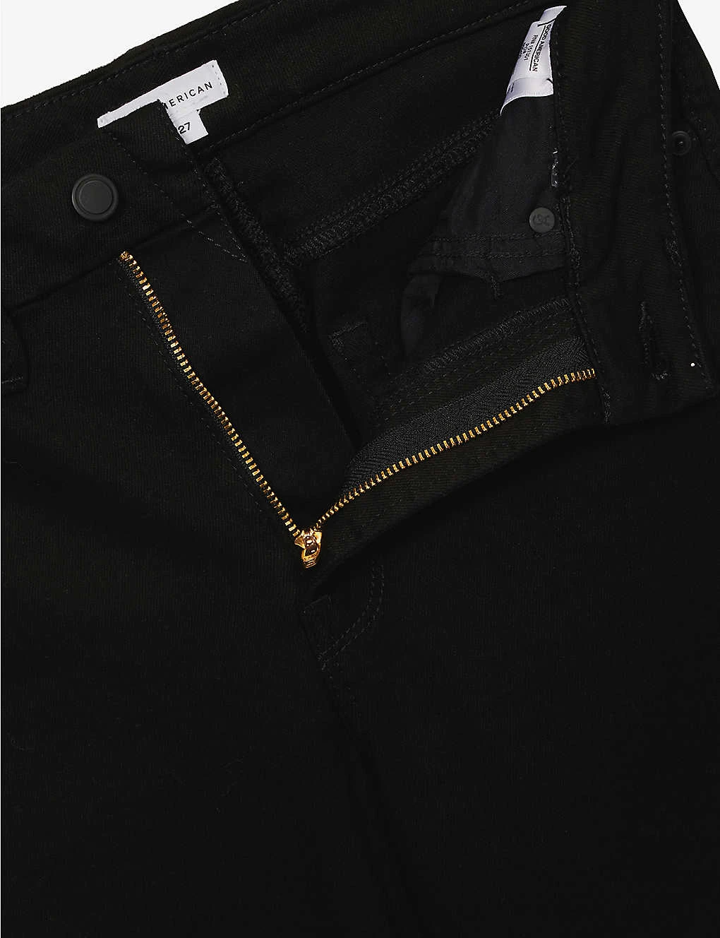 GOOD AMERICAN Good Curve Straight-leg Mid-rise Stretch-denim Jeans - Image 7