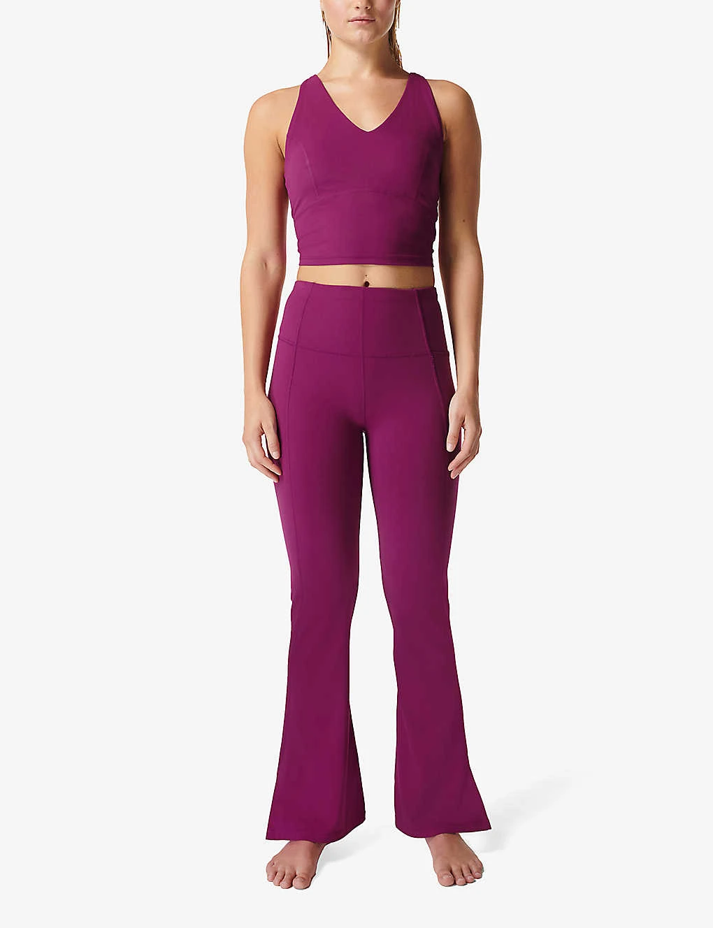 Sweaty Betty Flared Super High-rise Stretch-woven Yoga Trousers - Image 2
