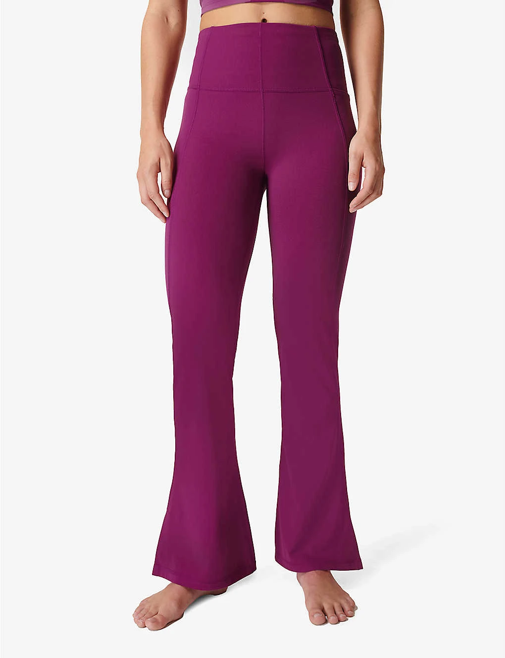 Sweaty Betty Flared Super High-rise Stretch-woven Yoga Trousers - Image 3