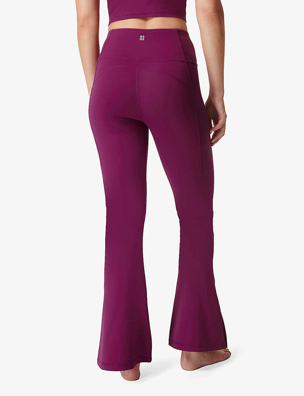 Sweaty Betty Flared Super High-rise Stretch-woven Yoga Trousers - Image 4