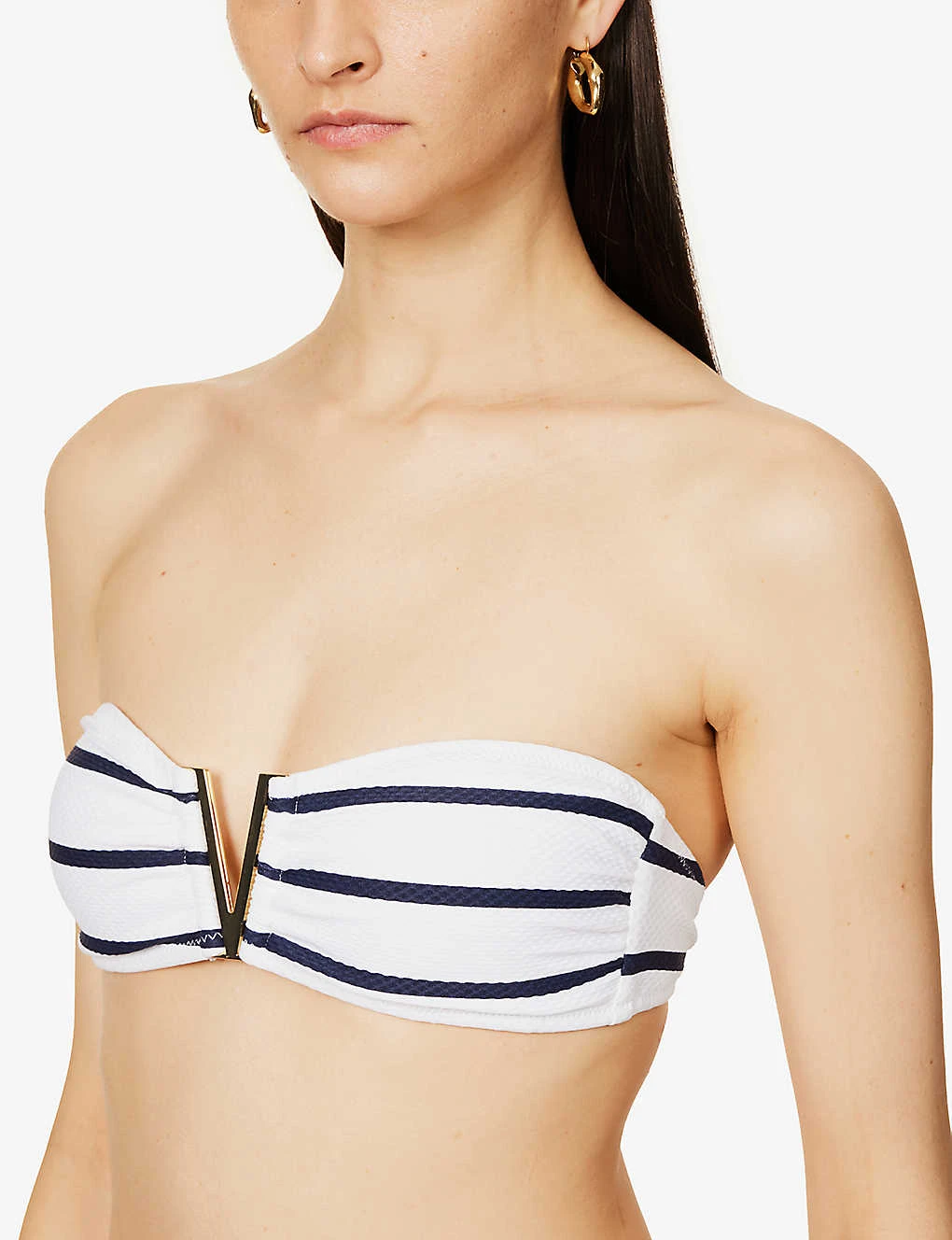 Long Island Recycled Polyester-blend Halter-neck Bikini Top - Image 5