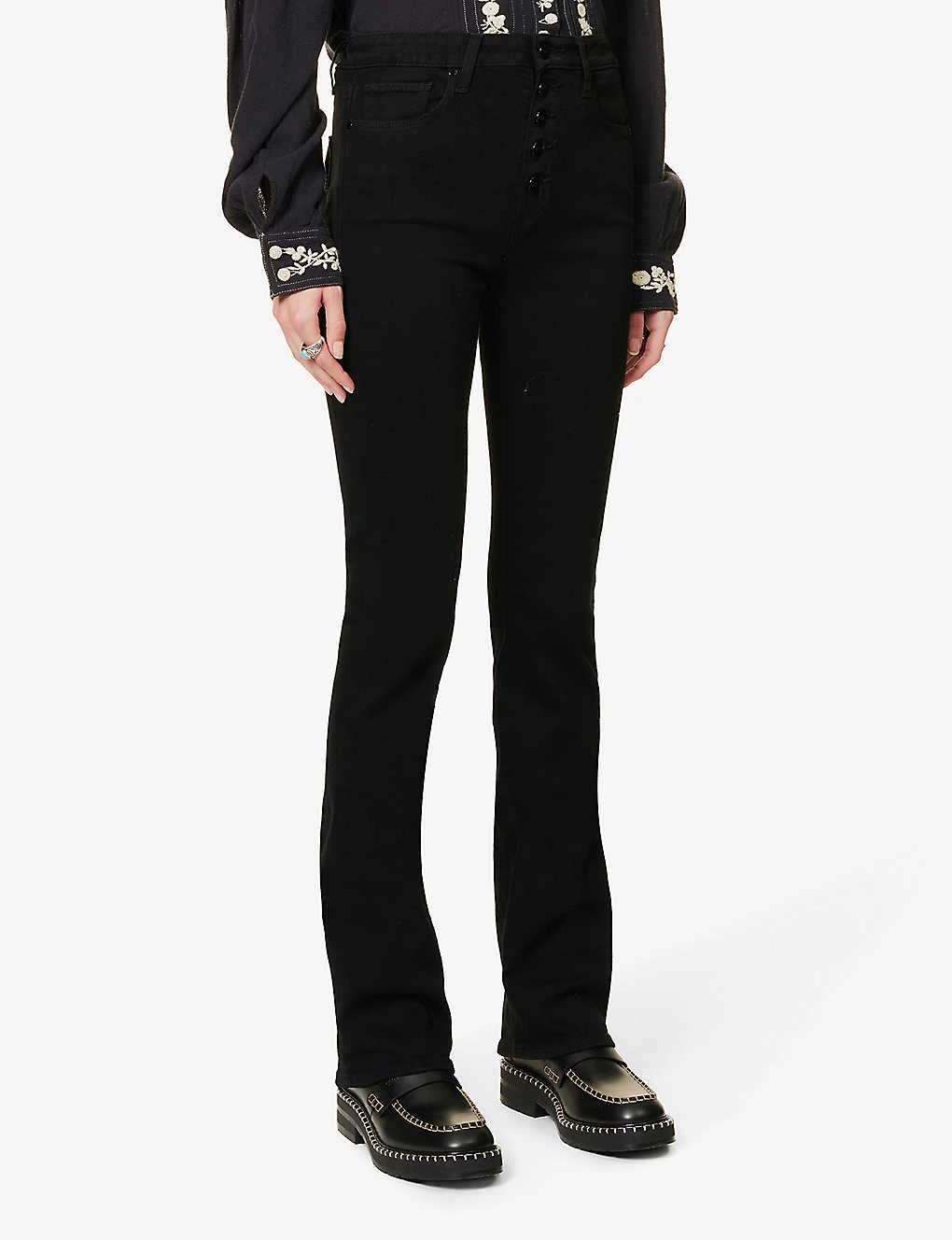 Paige Manhattan Boot Slim-fit High-rise Jeans - Image 3