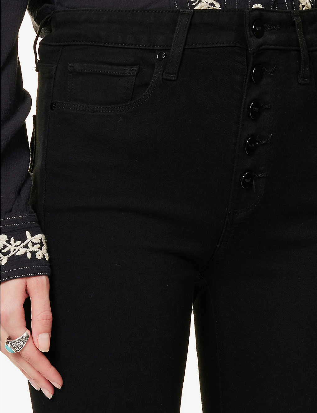 Paige Manhattan Boot Slim-fit High-rise Jeans - Image 5