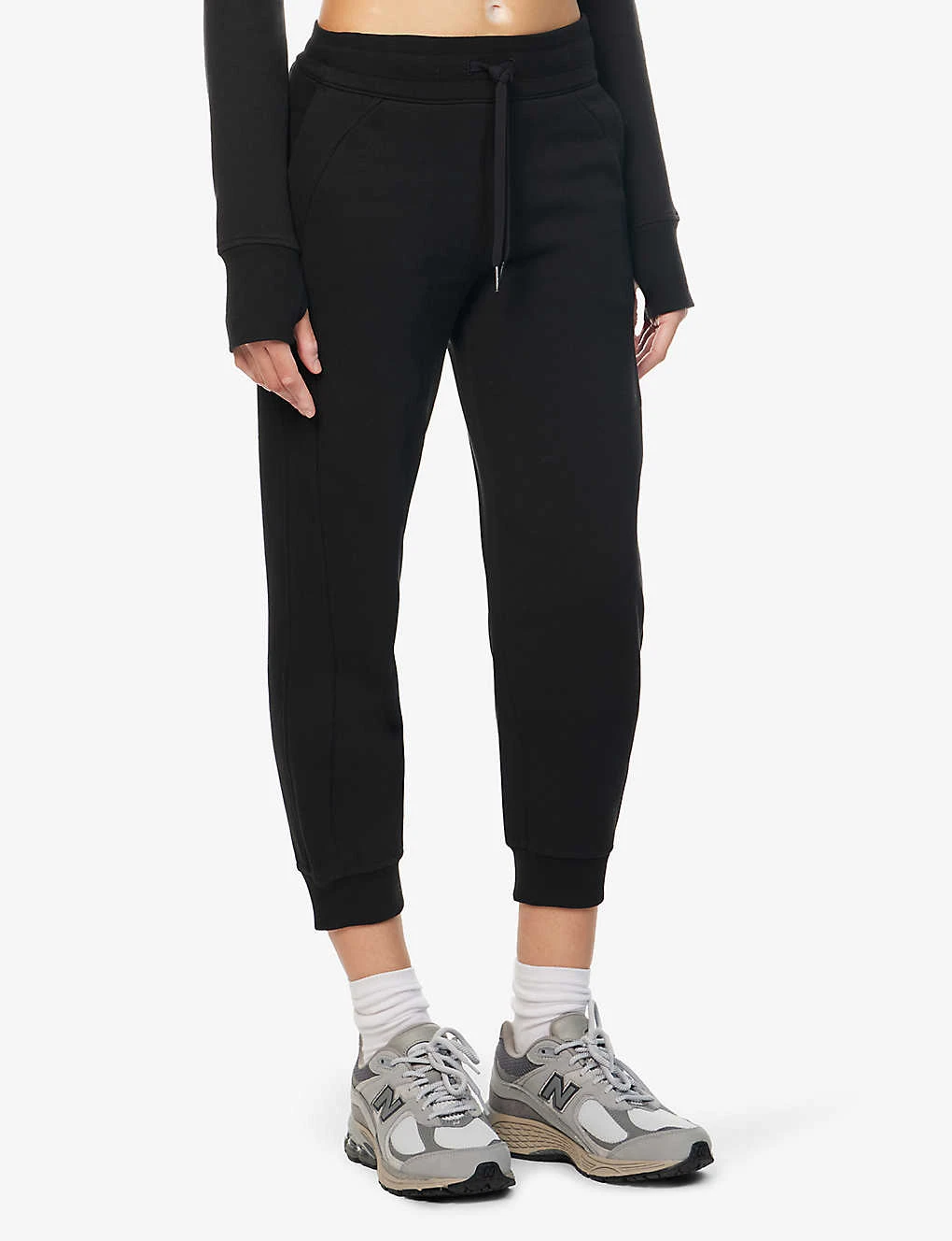Lululemon Scuba Cropped Cotton-blend Jogging Bottoms - Image 3