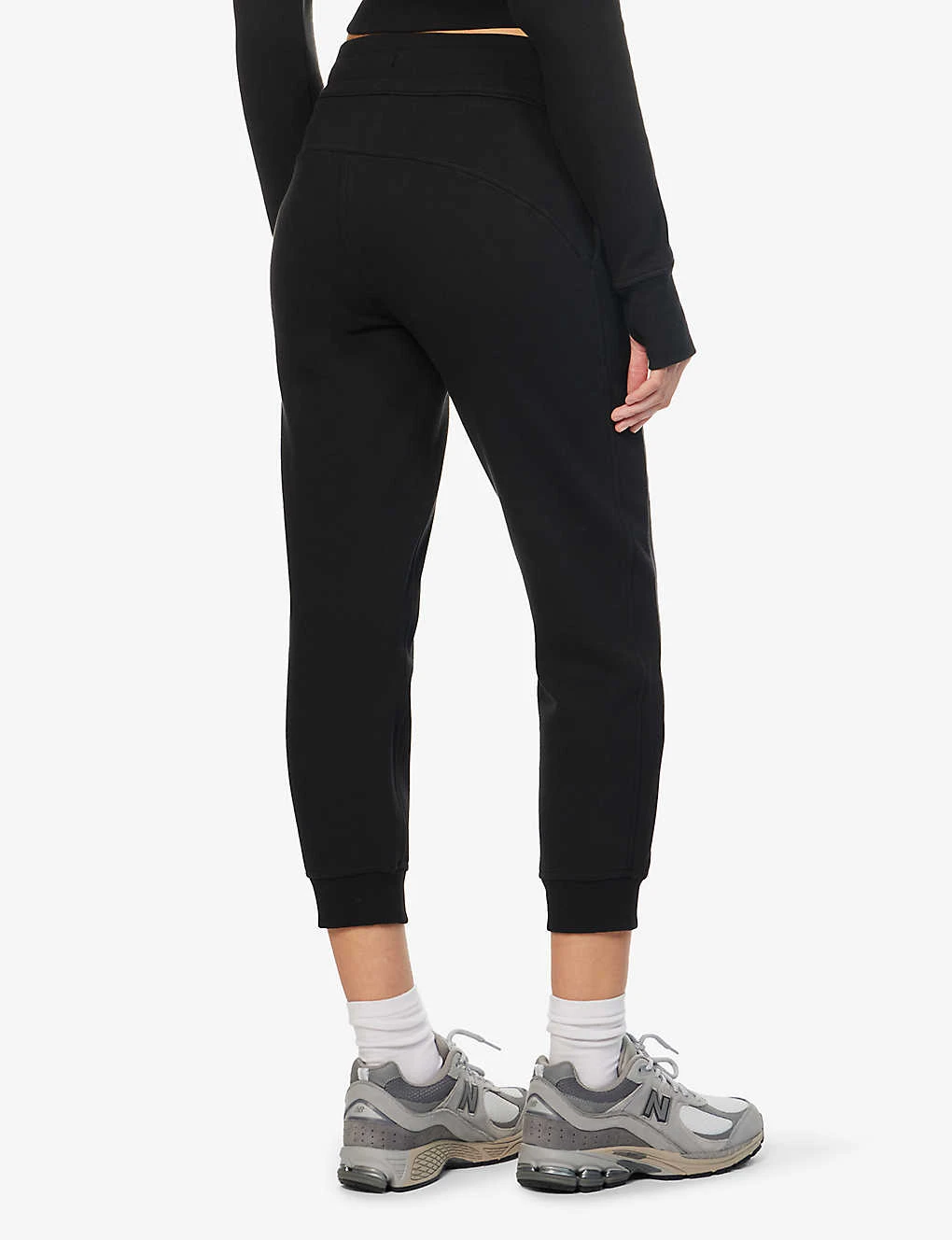 Lululemon Scuba Cropped Cotton-blend Jogging Bottoms - Image 4