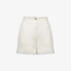 Reiss Demi Patch-pocket Linen Shorts