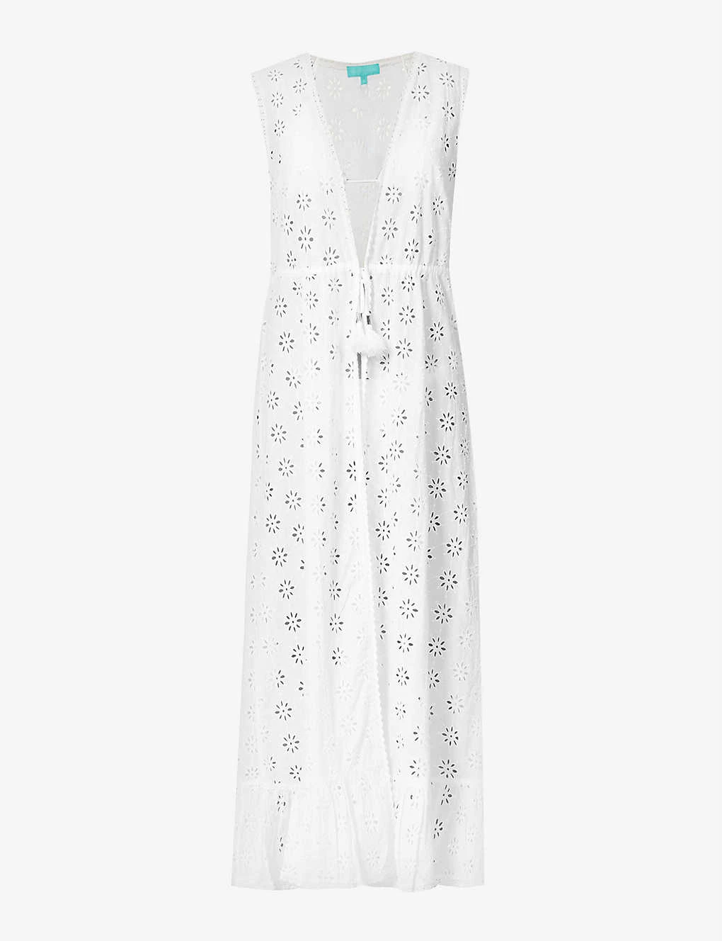 Melissa Odabash Tessa V-neck Cotton Kaftan
