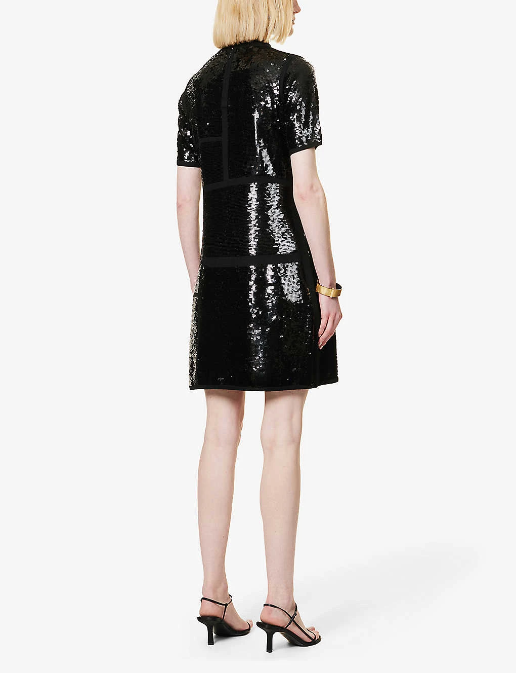 Joseph Sequin-embellished Knitted Mini Dress - Image 4
