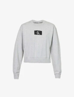 Calvin Klein 1996 Lounge Logo-print Cotton And Recycled-cotton Sweatshirt