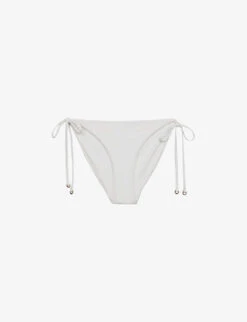 Reiss Ripley Side-tie Low-rise Bikini Bottoms