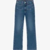 Maje Papala Straight-leg Cropped Stretch-denim Jeans