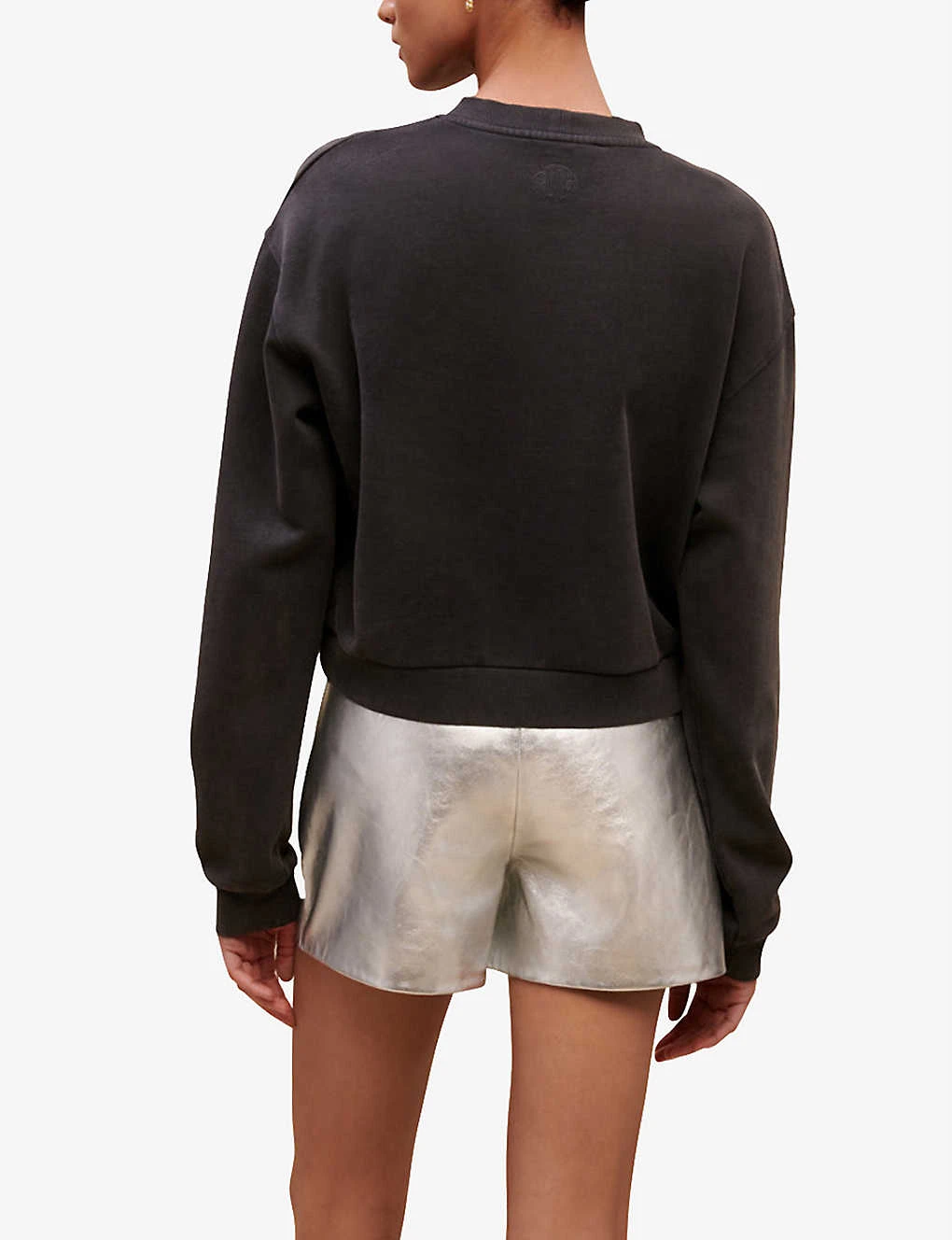 Maje Wild Soul Tiger-print Cotton-jersey Sweatshirt - Image 4